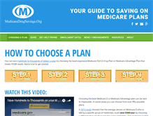 Tablet Screenshot of medicaredrugsavings.org